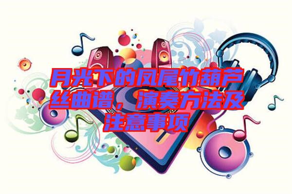 月光下的鳳尾竹葫蘆絲曲譜，演奏方法及注意事項(xiàng)