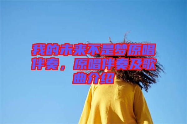 我的未來不是夢原唱伴奏，原唱伴奏及歌曲介紹