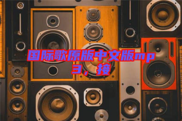 國(guó)際歌原版中文版mp3，接