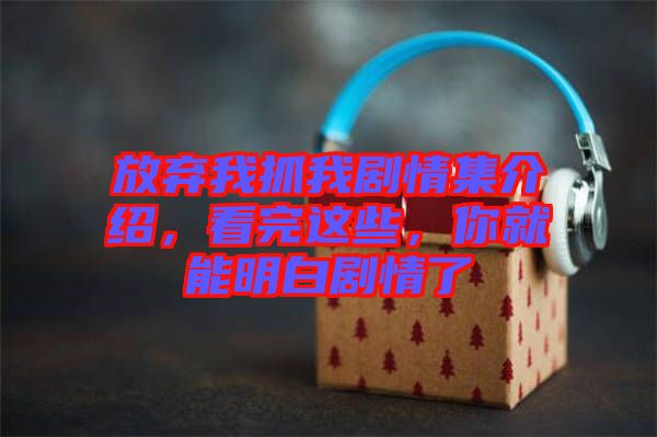 放棄我抓我劇情集介紹，看完這些，你就能明白劇情了