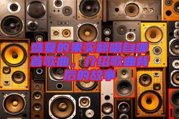 盛夏的果實翻唱自哪首歌曲，介紹歌曲背后的故事