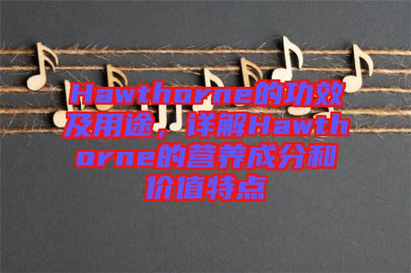 Hawthorne的功效及用途，詳解Hawthorne的營(yíng)養(yǎng)成分和價(jià)值特點(diǎn)