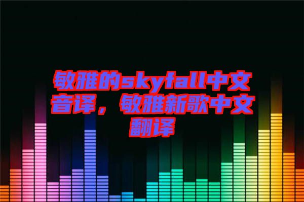 敏雅的skyfall中文音譯，敏雅新歌中文翻譯