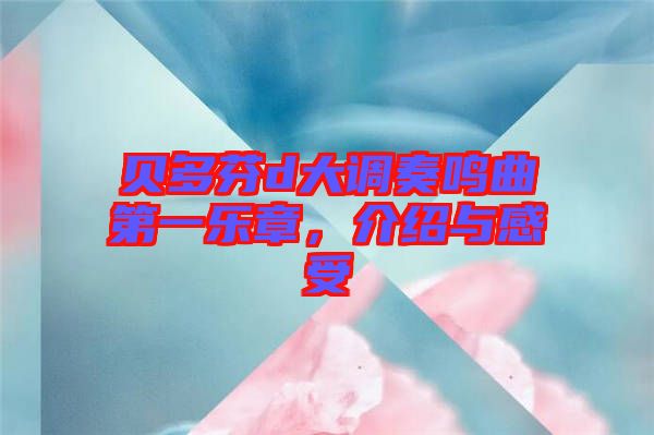 貝多芬d大調(diào)奏鳴曲第一樂章，介紹與感受