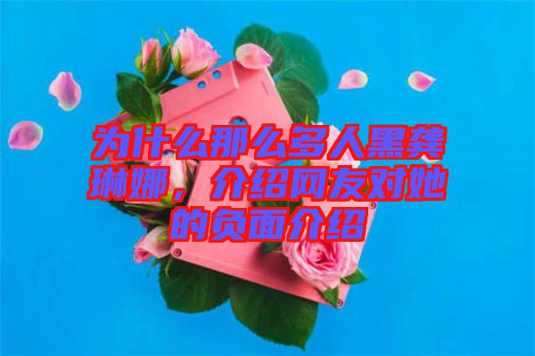 為什么那么多人黑龔琳娜，介紹網(wǎng)友對她的負(fù)面介紹