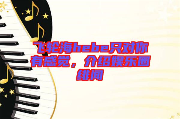 飛輪海hebe只對(duì)你有感覺，介紹娛樂圈緋聞