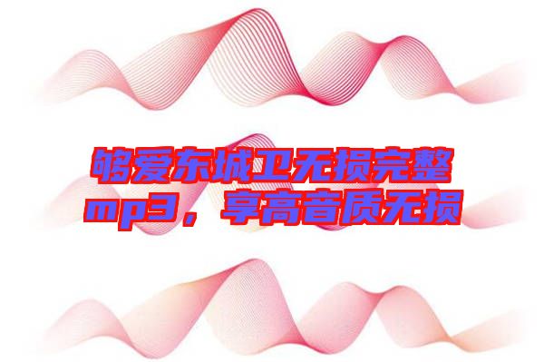 夠愛東城衛(wèi)無損完整mp3，享高音質(zhì)無損