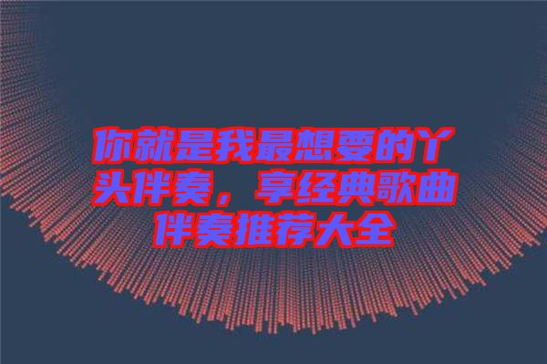 你就是我最想要的丫頭伴奏，享經(jīng)典歌曲伴奏推薦大全