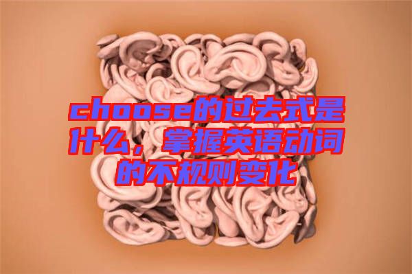 choose的過去式是什么，掌握英語(yǔ)動(dòng)詞的不規(guī)則變化