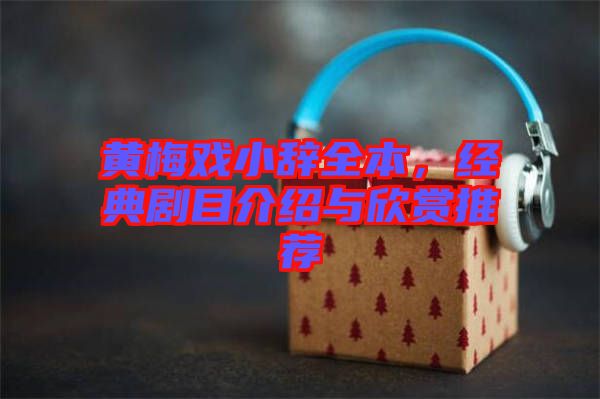 黃梅戲小辭全本，經(jīng)典劇目介紹與欣賞推薦